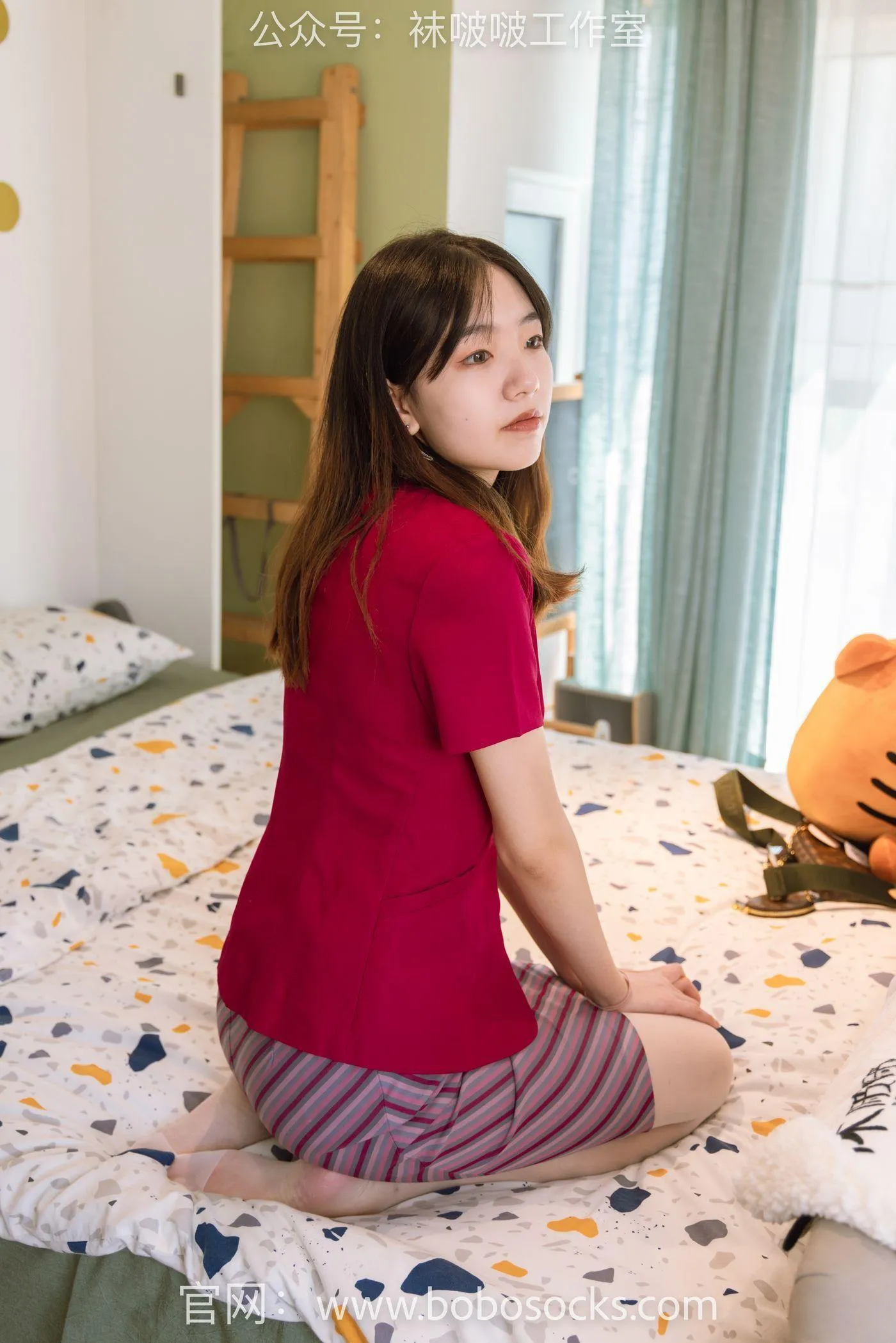 [BoBoSocks袜啵啵]NO.099 小甜豆-高跟鞋、黑丝、白丝 [140P]插图